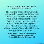 Family life( as a partner or parent), private life and exceptional circumstances Version 11.0 16 October 2020