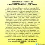 Uddin v The Secretary of State For the Home Department[2020] EWCA Civ 338